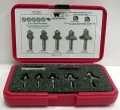 Whiteside 502 - Router Bit Sets, Roundover and Beading, 5 pc. Set - Quarter Inch Shank