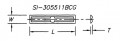 Reversible Insert Knife, 4 Cutting Edges w/ Back and Cross Groove