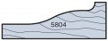 Whiteside 5804 - Vertical Raised Panel Router Bit Cutting Profile