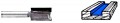 Whiteside 1016-01 - Straight, Router Bits (Air router) - Quarter Inch Shank, 2 Flute, Carbide Tipped