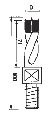 Threaded Shank Bradpoint Dowel Drill