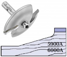 Whiteside 5900A - Large, Raised Panel, Router Bits (Ball Bearing Guide) - Half Inch Shank, Carbide Tipped