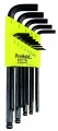 Picture for reference only. Actual product contains sizes listed in description. Bondhus 74938 - Set of 10 ProHold Ball End Hex L-keys 1/16-1/4