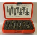 Whiteside 600 - Router Bit Sets, Straight & Half Round Combo - Half Inch Shank, 8 Pieces (Full Assortment for Incra Hingecrafter)