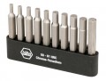 Wiha 74986 - Hex Power Bit Inch/Metric Set 1/8-1/4 and 3-6mm
