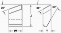 Carbide Processors WEC RH Carbide Saw Tip