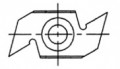 Reversible Insert Spur / Grooving Knife