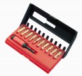Felo 53525 - AllStar Challenger 10 pc Diamond Coated Bit Set - Slotted, Phillips, Torx