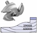 Whiteside 6000H - Large, Raised Panel, Router Bits (Ball Bearing Guide) - Half Inch Shank, Carbide Tipped