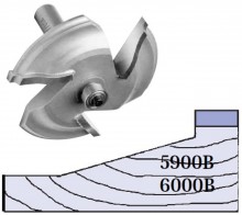Whiteside 6000B - Large, Raised Panel, Router Bits (Ball Bearing Guide) - Half Inch Shank, Carbide Tipped
