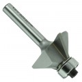 Carbide Tipped 45deg Chamfer Router Bit With Bearing Guide by Whiteside Machine