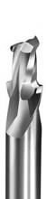 Vortex 3660 - Upcut, Eased Edge Profile, Spiral Router Bits - (2 Flute) Solid Carbide