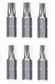 Wiha 71570 - Torx Insert Bit 6 Pc Set T5-T10x25mm