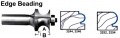 Whiteside 3252 - Edge Beading, Router Bits - Quarter Inch Shank, Carbide Tipped