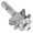 Whiteside 3374B - Vee Panel, Tongue & Groove, Groove Cutter - Half Inch Shank, Groove Only, Carbide Tipped