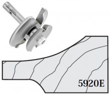 Whiteside 5920E - Large, Raised Panel, Router Bits With Back Cutter - Half Inch Shank, Carbide Tipped