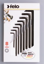 Felo 50975 - 8 Pc Torx L-wrench Set - T6-T25