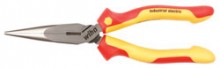 Wiha 32923 - 8" Insulated Long Nose Pliers With Industrial Brushed Finish