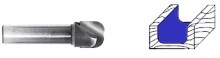 Whiteside 1370 - Bowl & Tray Router Bits - Quarter Inch Shank, Carbide Tipped