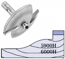 Whiteside 5900H - Large, Raised Panel, Router Bits (Ball Bearing Guide) - Half Inch Shank, Carbide Tipped