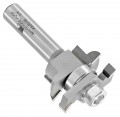 Whiteside 6001B - Full Size, Stile & Rail, (Round Pattern) Router Bits - Half Inch Shank, (Replacement Round Rail Cutter), Carbide Tipped