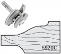 Whiteside 5920C - Large, Raised Panel, Router Bits With Back Cutter - Half Inch Shank, Carbide Tipped