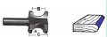 Whiteside 1436 - Half Round (Bull Nose) Router Bits - Half Inch Shank, Carbide Tipped