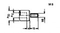 Quick Change Drill Adapter for Nottmeyer Boring Machines, LH Thread