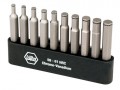 Wiha 74989 - MagicRing Hex Power Bit Inch/Metric Set 1/8-1/4 and 3-6mm