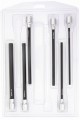 Bondhus 43646 - Set of 6 Hex Bits 6" w/sockets - 4-10mm