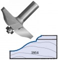 Whiteside 5954 - Medium, Raised Panel, Router Bits (Ball Bearing Guide) - Half Inch Shank, Carbide Tipped