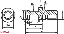 Pull Studs for CNC Routers - Southeast Tool SE4403502