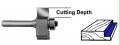 Whiteside 1951 - Rabbet Router Bits - Quarter Inch Shank