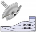 Whiteside 5900H - Large, Raised Panel, Router Bits (Ball Bearing Guide) - Half Inch Shank, Carbide Tipped