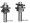 Whiteside 5740A - Miniature, Stile & Rail (Round Pattern) Router Bits - Half Inch Shank, (Replacement Round Stile Cutter), Carbide Tipped