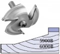 Whiteside 6000B - Large, Raised Panel, Router Bits (Ball Bearing Guide) - Half Inch Shank, Carbide Tipped