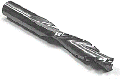 Downcut Spiral Router Bits (Chipbreaker) - (2 Flute), Right-Hand Rotation, Solid Carbide - Southeast Tool SRD290CB