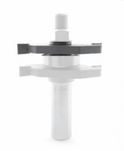 Slot cutter for tongue and groove router bit assembly