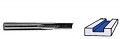 Whiteside SA2075 - O Flute, Straight Router Bits - 1 Flute, Quarter Inch Shank, Solid Carbide
