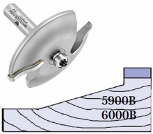 Whiteside 5900B - Large, Raised Panel, Router Bits (Ball Bearing Guide) - Half Inch Shank, Carbide Tipped