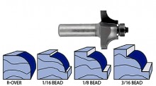 Whiteside 2042B - Multi-Beading Router Bit Sets (For Extra Deep Beading) - Half Inch Shank, Carbide Tipped