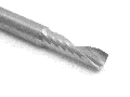 Plastic Cutting Router Bits - Polished Multi Grind O Flute, (1 Flute), Solid Carbide - Southeast Tool SPOU100