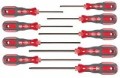 Wiha 46799 - 3K Hex Ball End Drivers Metric 9 Pc Set 1.5 - 10.0mm