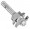 Whiteside 6001B - Full Size, Stile & Rail, (Round Pattern) Router Bits - Half Inch Shank, (Replacement Round Rail Cutter), Carbide Tipped