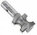 Carbide Tipped Half Round (Bull Nose) Router Bit by Whiteside Machine