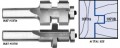 Whiteside 3373B - Straight, Tongue & Groove, Groove Cutter - Half Inch Shank, Groove Only, Carbide Tipped