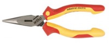 Wiha 32926 - 6.3" Insulated Long Nose Pliers With Industrial Brushed Finish