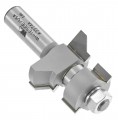 Whiteside 3374A - Vee Panel, Tongue & Groove, Tongue Cutter - Half Inch Shank, Tongue Only, Carbide Tipped
