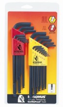 Bondhus 20199 - Inch/Metric Balldriver L-wrench Double Pack 10999 (1.5-10mm) & 10937 (.050-3/8)