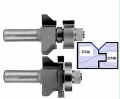 Whiteside 3374B - Vee Panel, Tongue & Groove, Groove Cutter - Half Inch Shank, Groove Only, Carbide Tipped